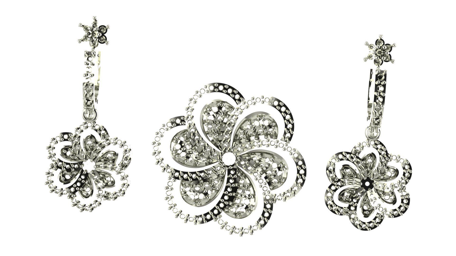 Women pendant 3D print model 3D print model_4