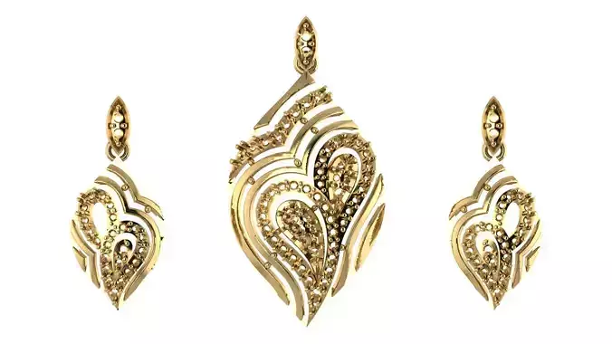 Women pendant 3D print model 