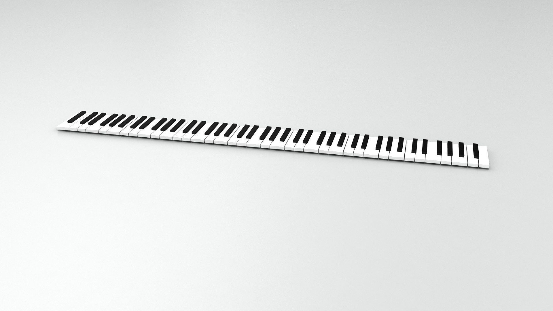 Piano Key 3D model_3