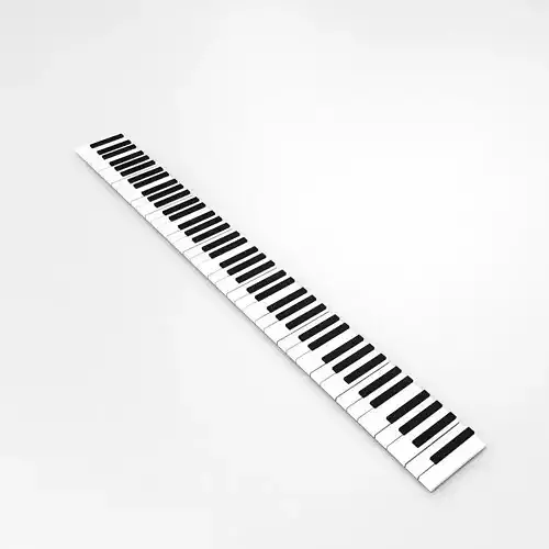 Piano Key 3D model