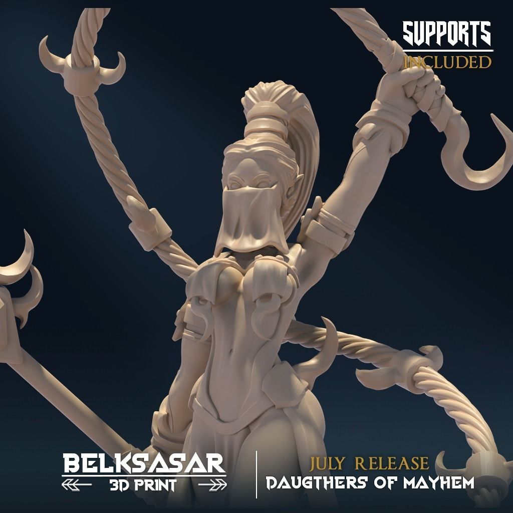 Undefeated Slaugther A Nude and Normal 3D print model_4