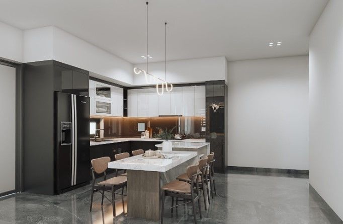 Luxury Modern Apartment Interior Design 3D model_2