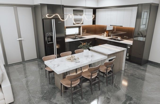 Luxury Modern Apartment Interior Design 3D model_4