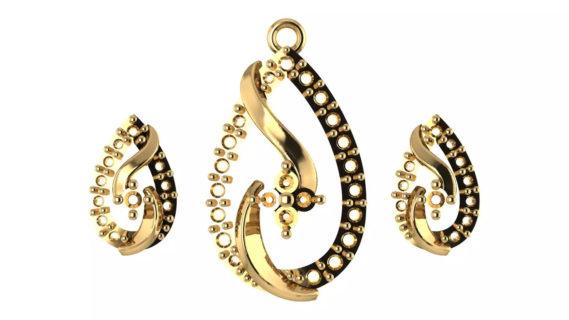 Women pendant 3D print model 3D print model
