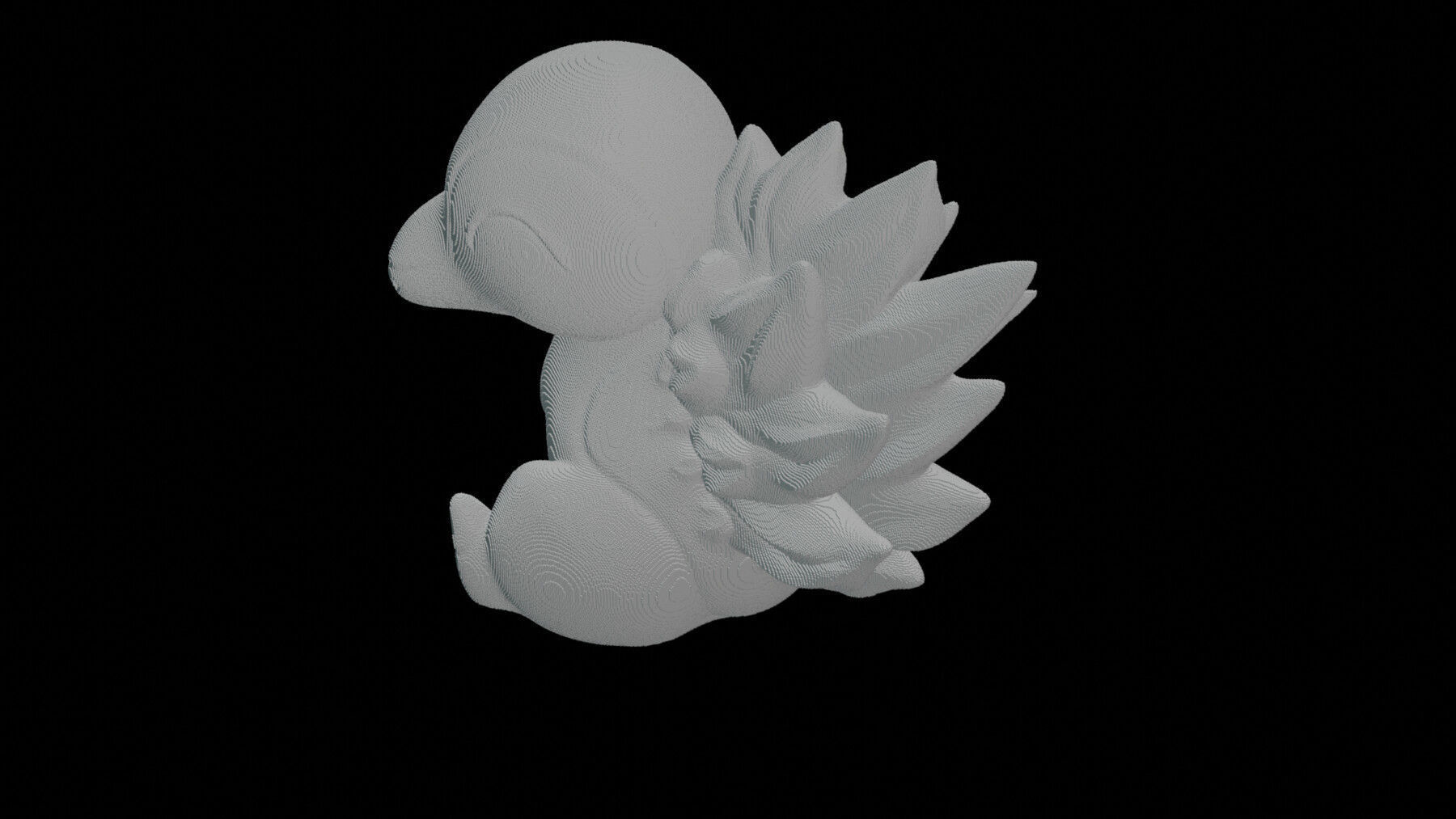 Cyndaquil  VOXEL for 3d printing 3D print model_2