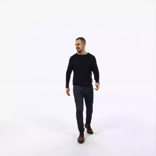 Master 20A Listening walking Casual Man