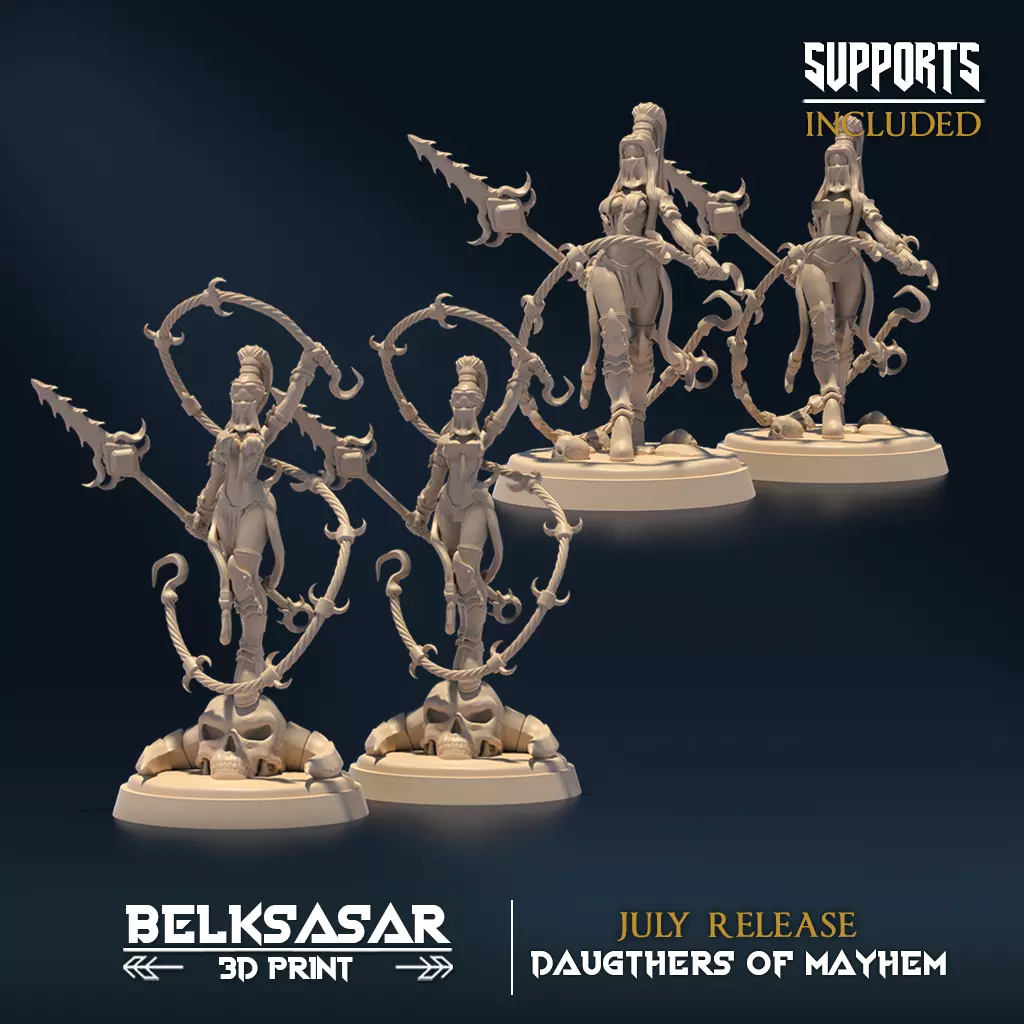 Undefeated Slaugther Nude and Normal Set x2 3D print model_0