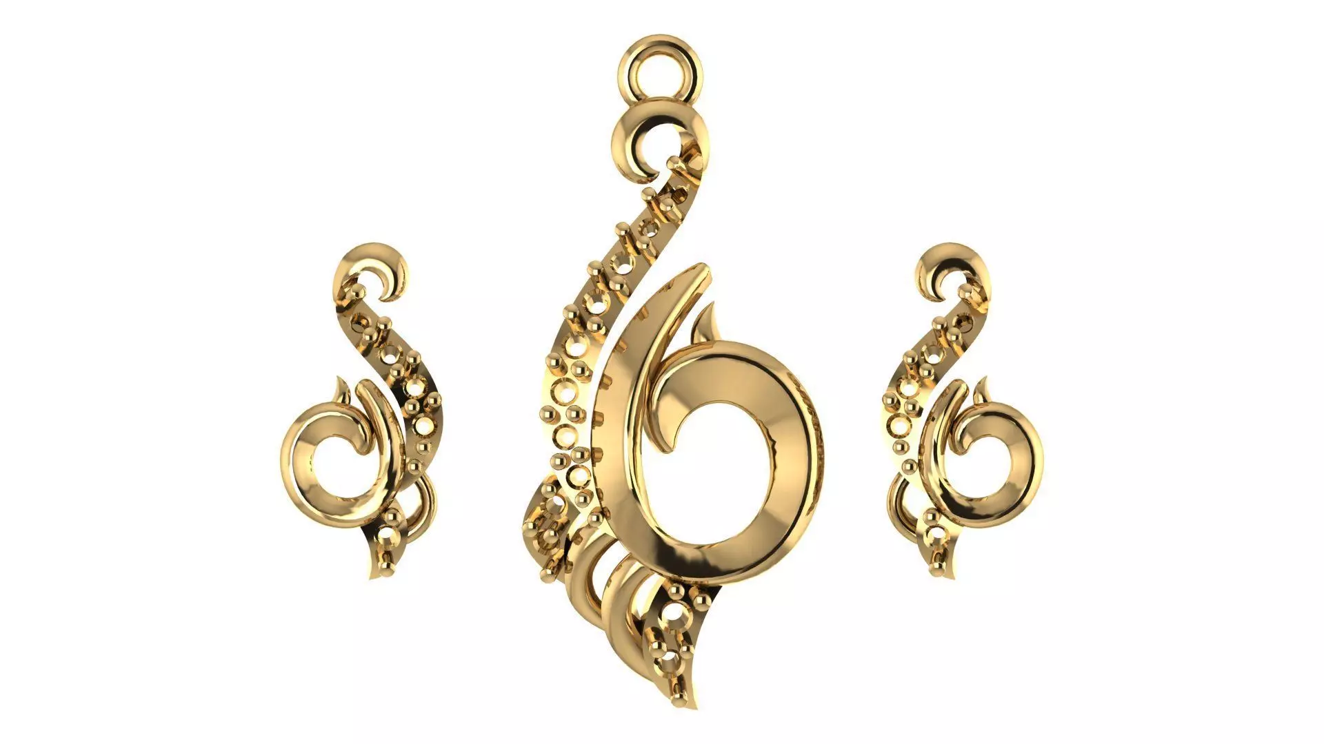 Women pendant 3D print model 3D print model_0