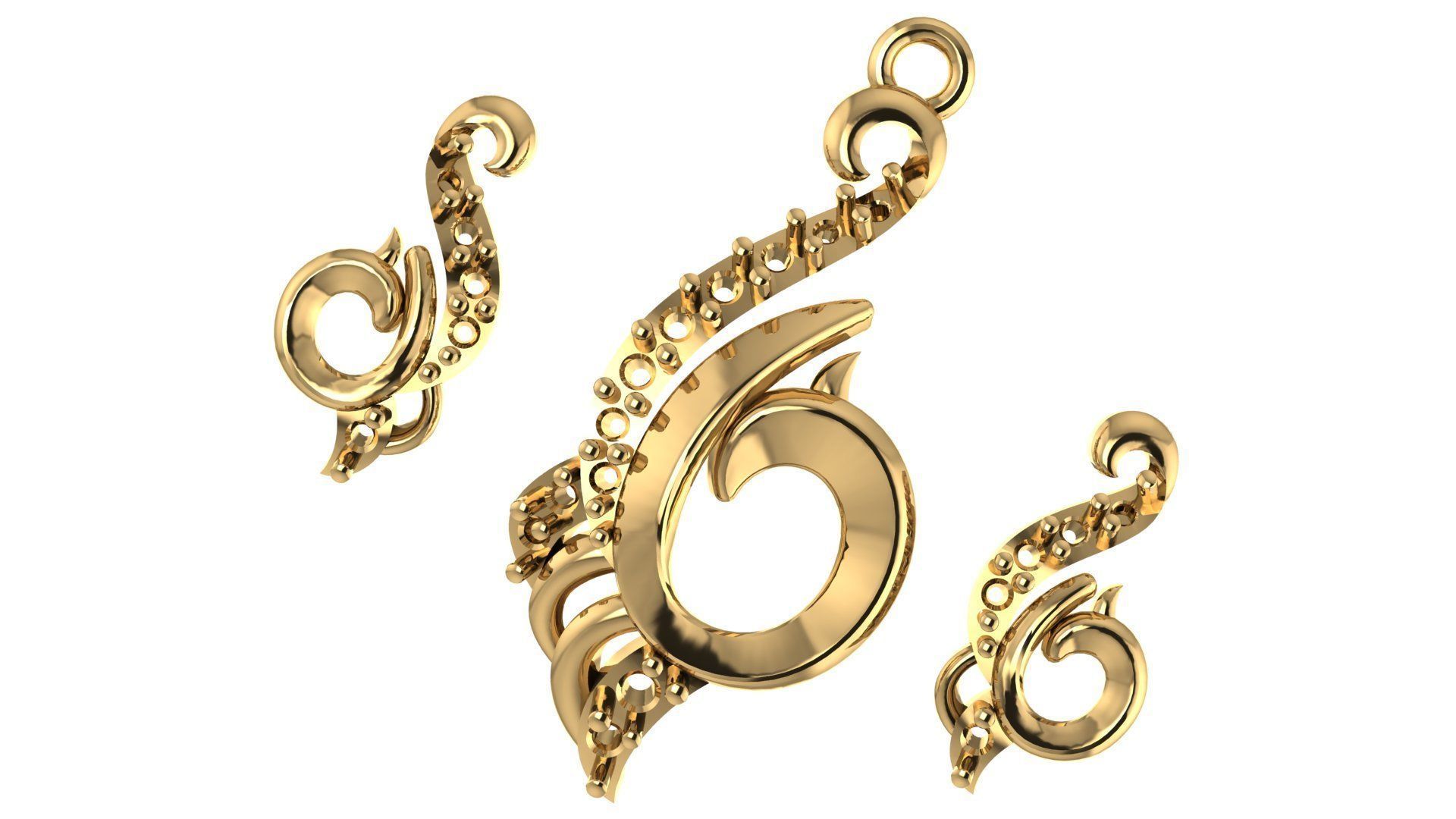 Women pendant 3D print model 3D print model_1