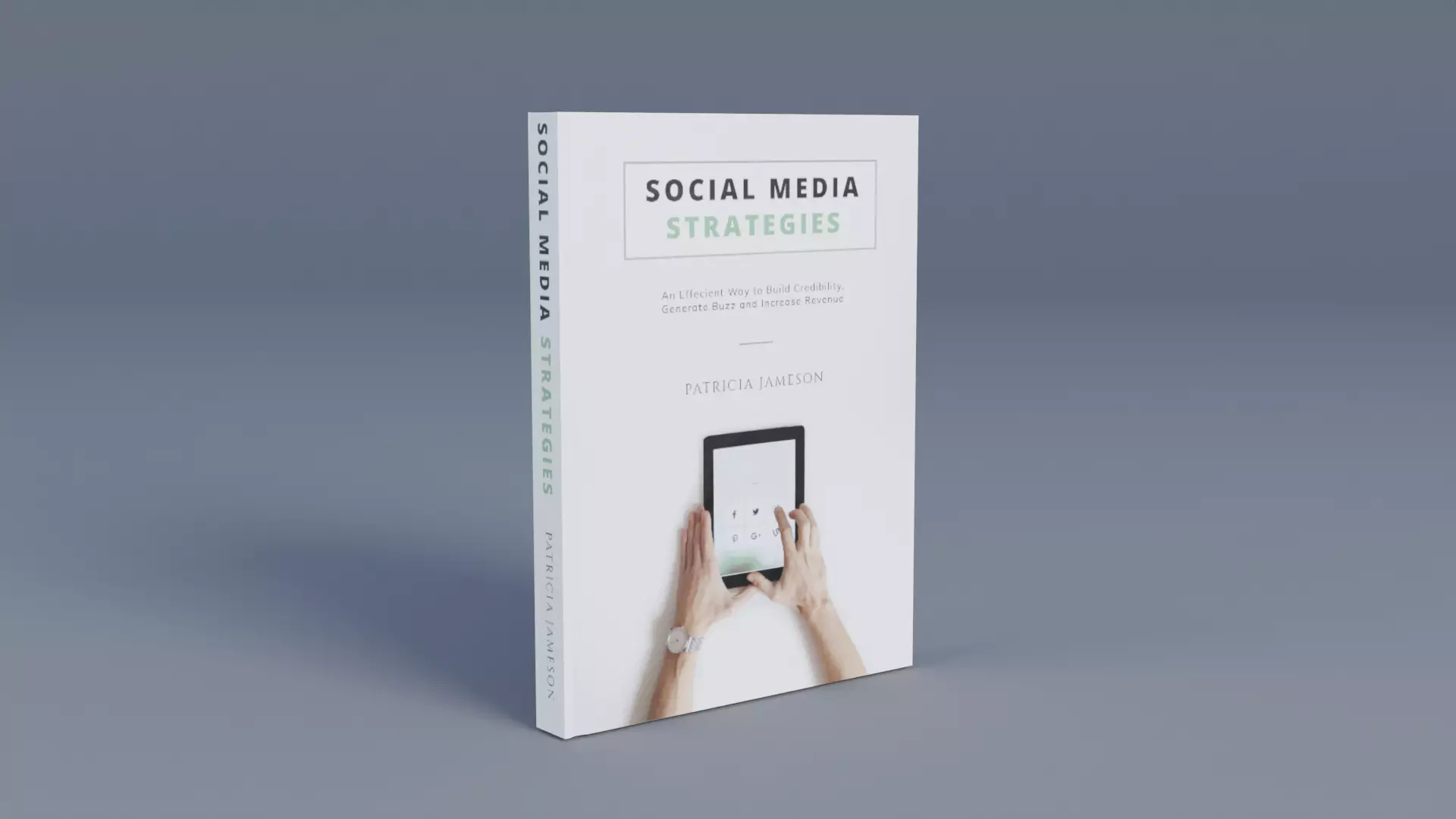 Book low poly Low-poly 3D model_0