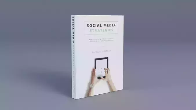 Book low poly Low-poly 3D model