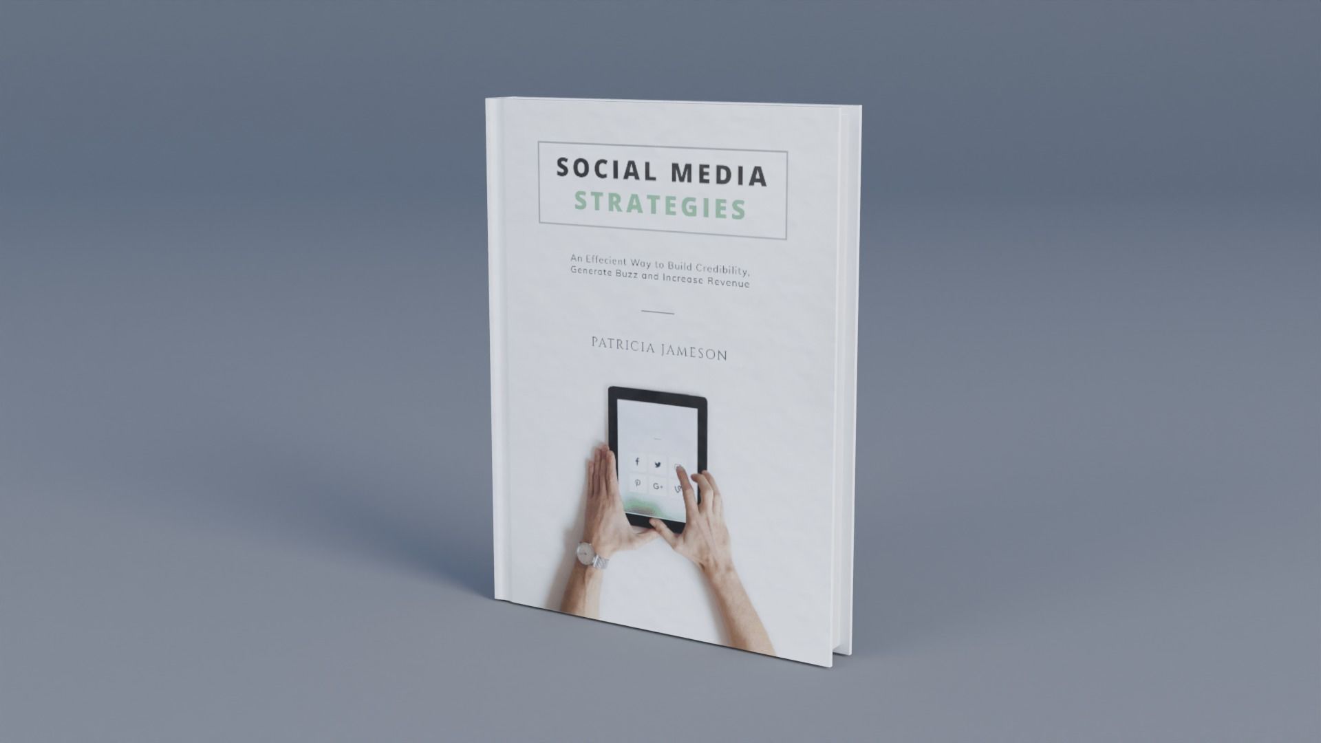 Book low poly Low-poly 3D model_1