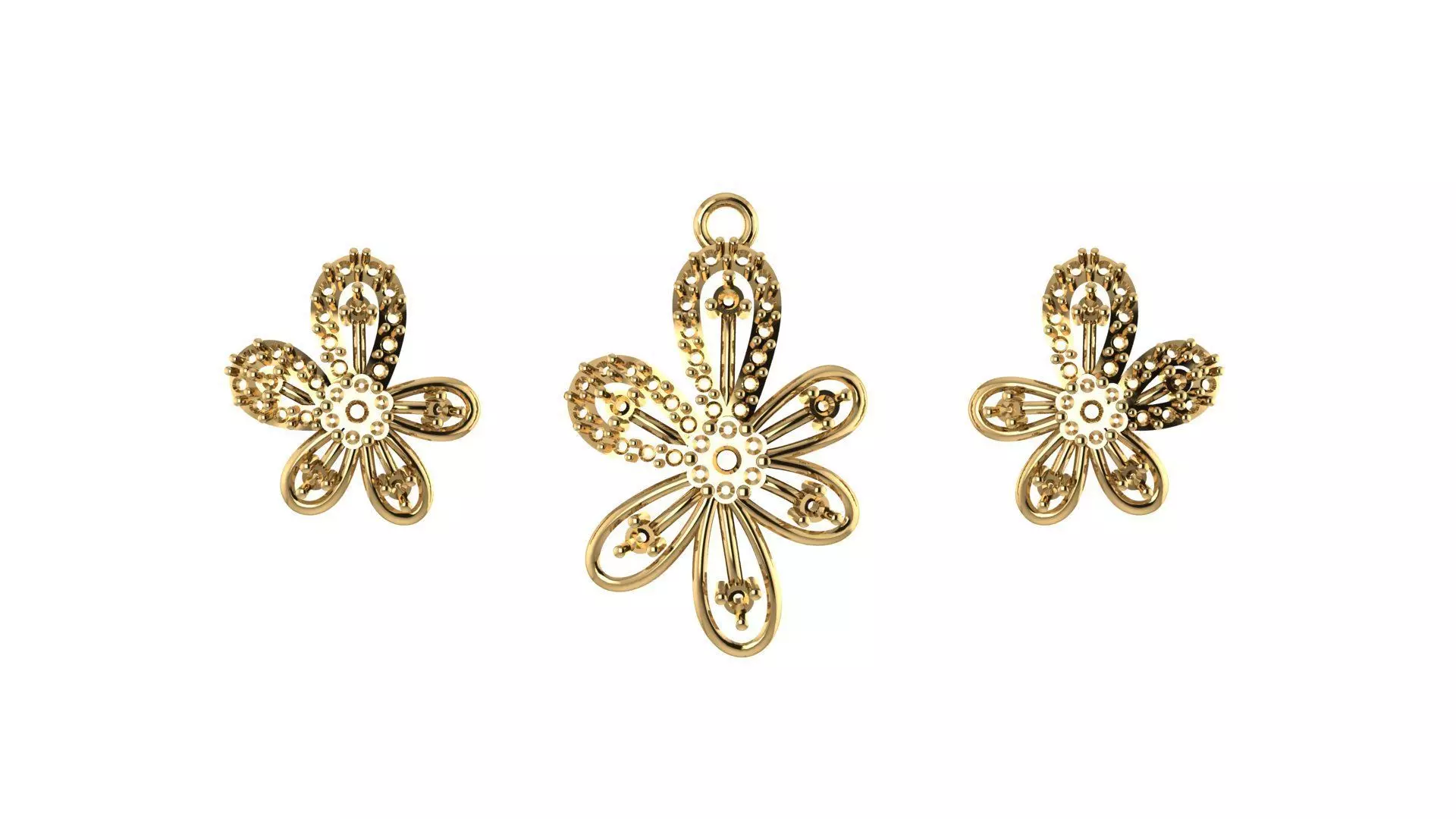 Women pendant 3D print model 3D print model_0