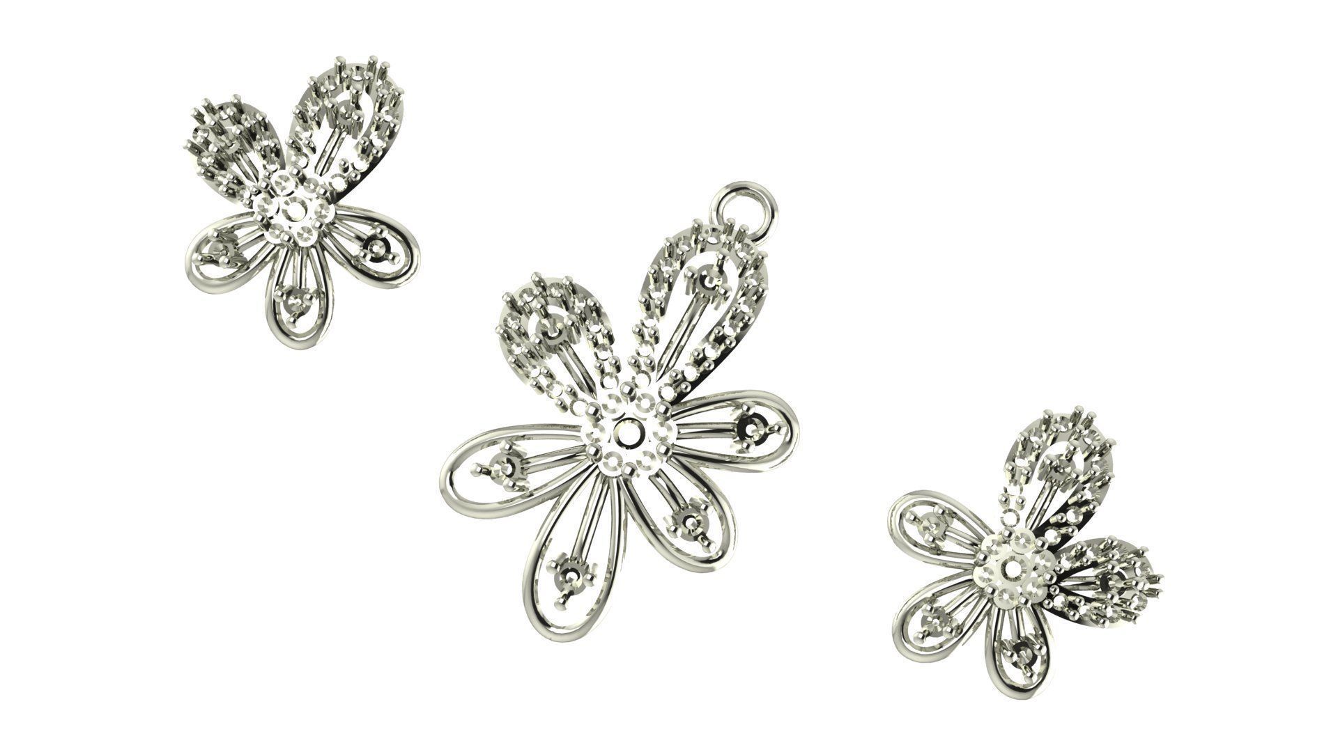 Women pendant 3D print model 3D print model_1