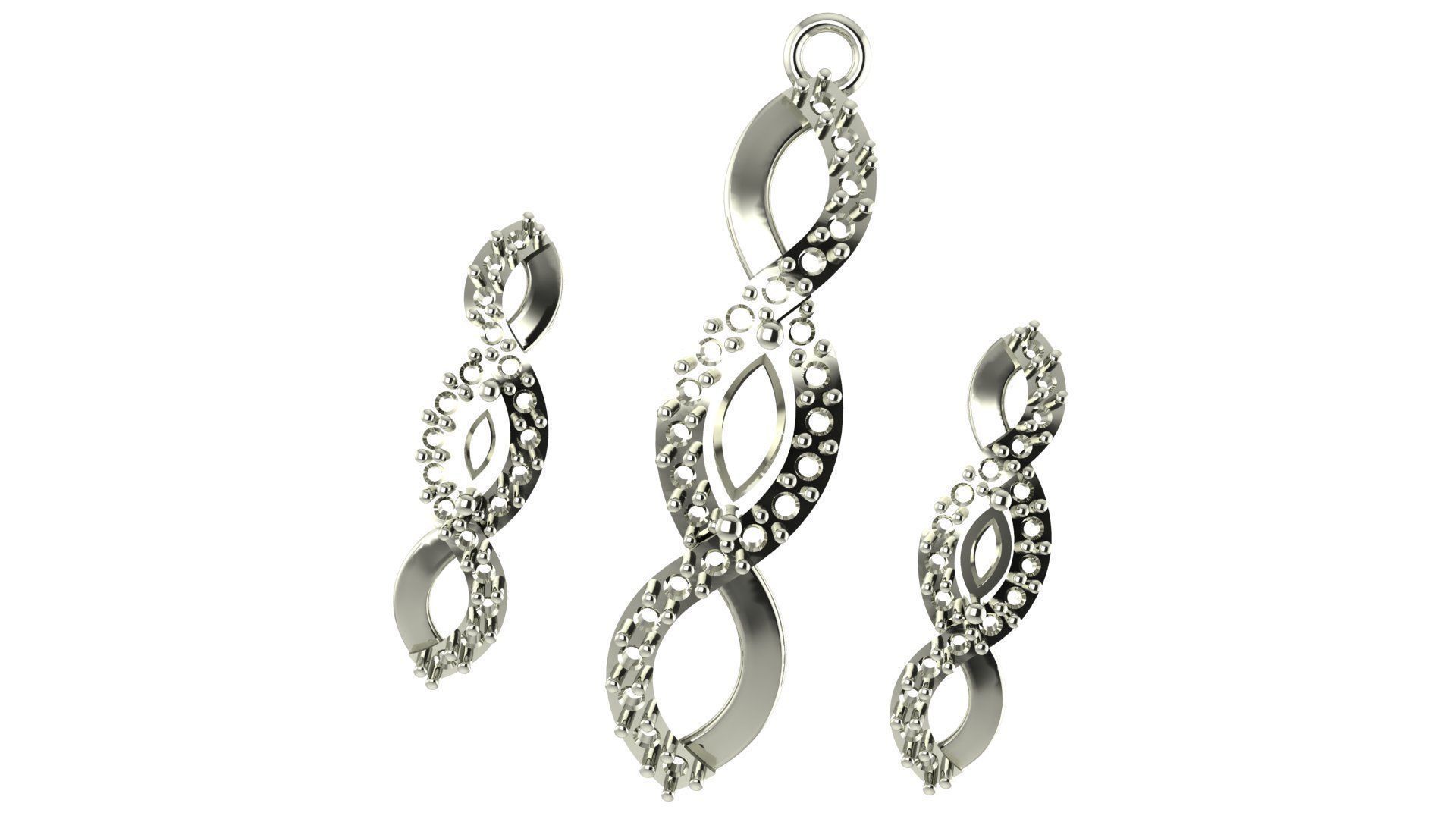 Women pendant 3D print model  3D print model_1