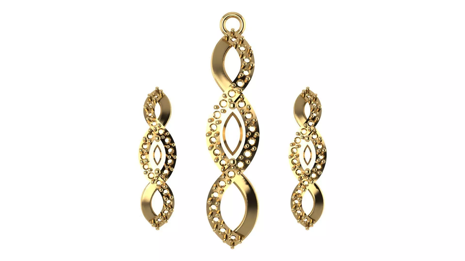 Women pendant 3D print model  3D print model_0