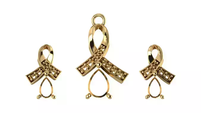 Women pendant 3D print model  3D print model