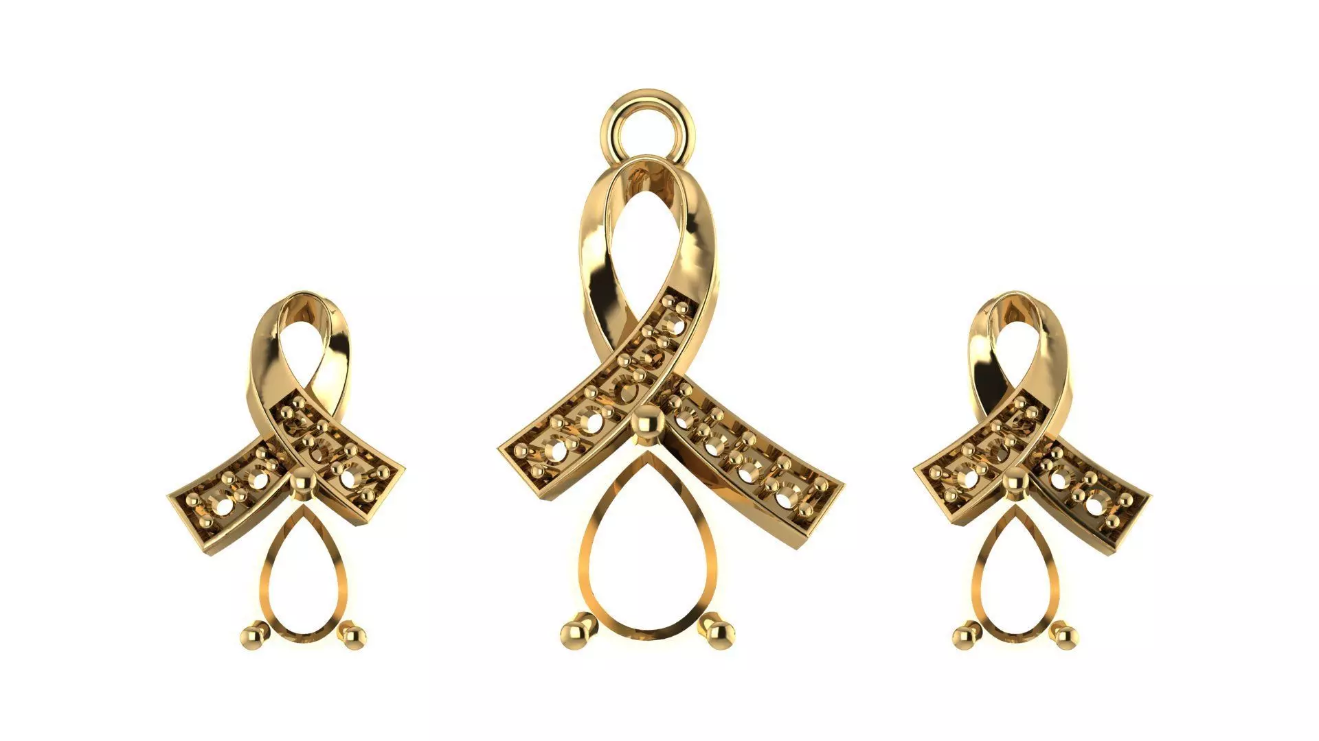 Women pendant 3D print model  3D print model_0