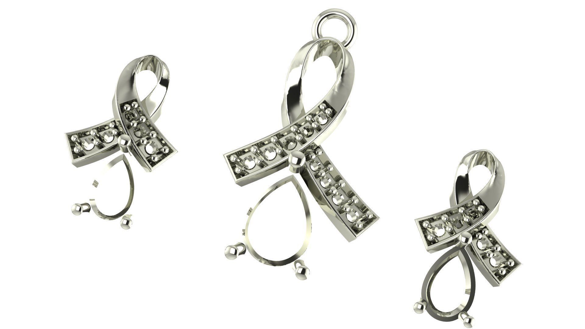 Women pendant 3D print model  3D print model_1