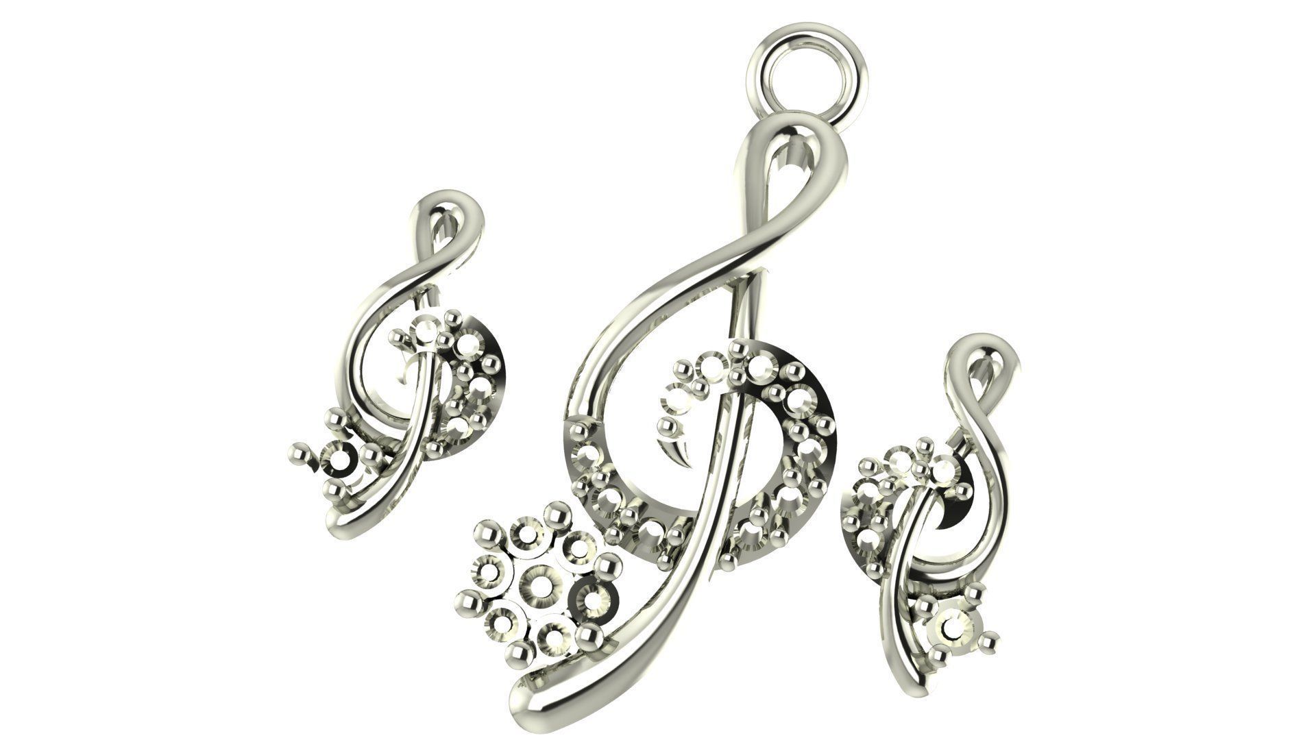 Women pendant 3D print model  3D print model_1