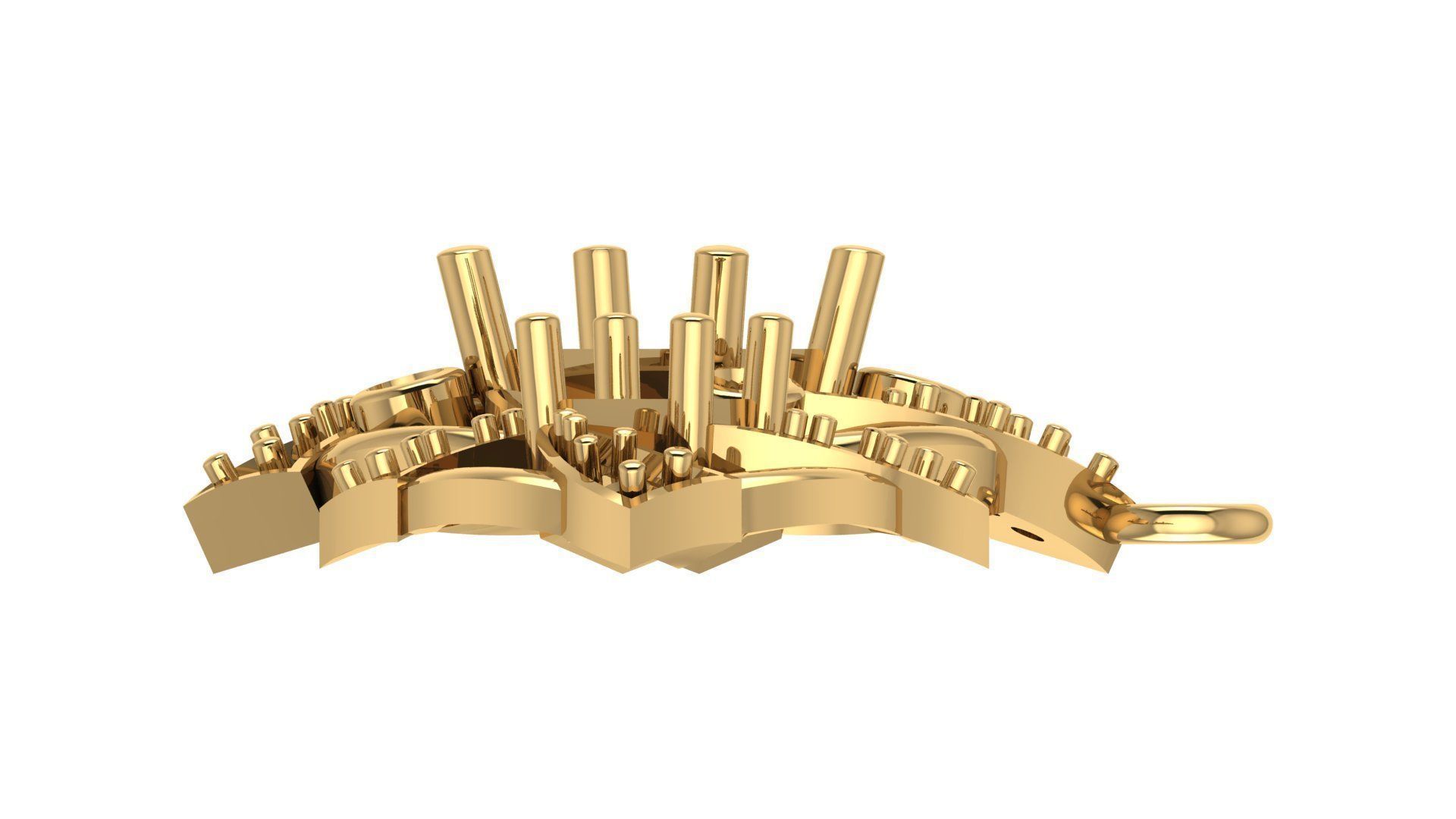 Women pendant 3D print model 3D print model_5