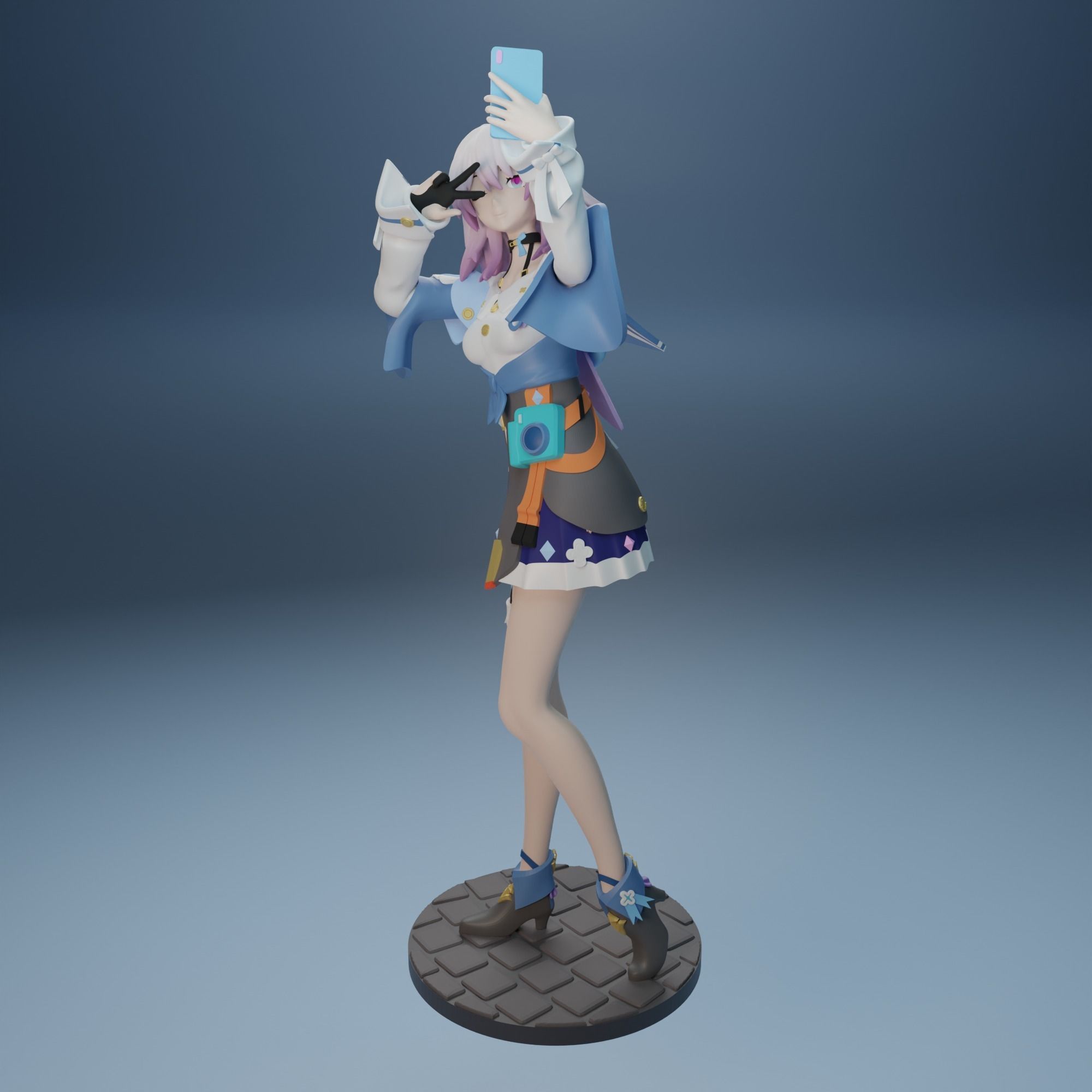 March 7th from Honkai Star Rail  3D print model_2