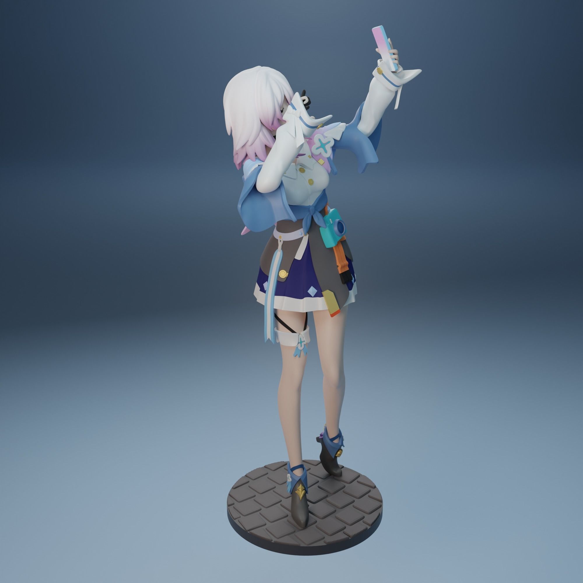 March 7th from Honkai Star Rail  3D print model_6