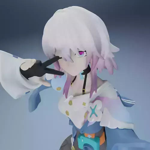 March 7th from Honkai Star Rail  3D print model