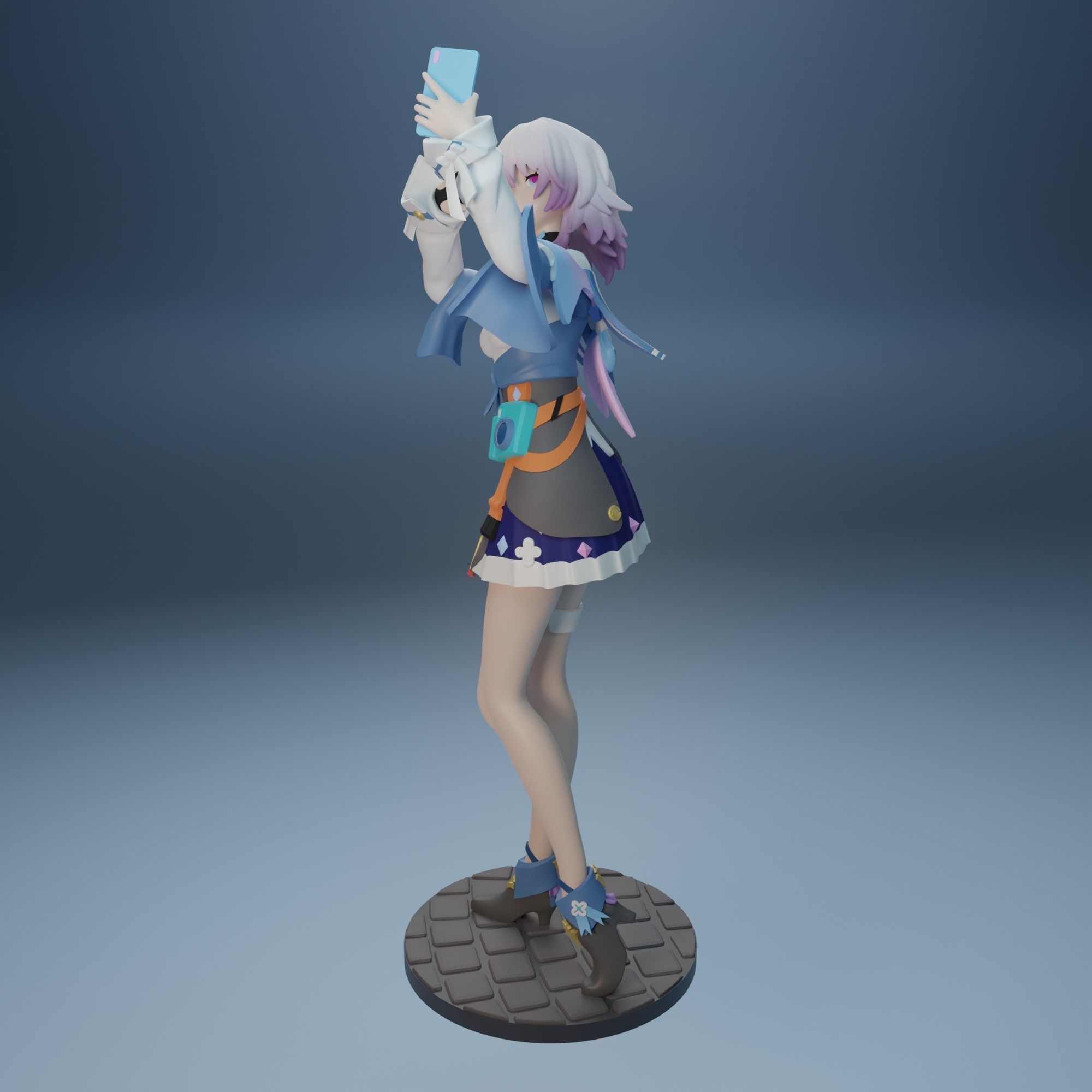 March 7th from Honkai Star Rail  3D print model_3