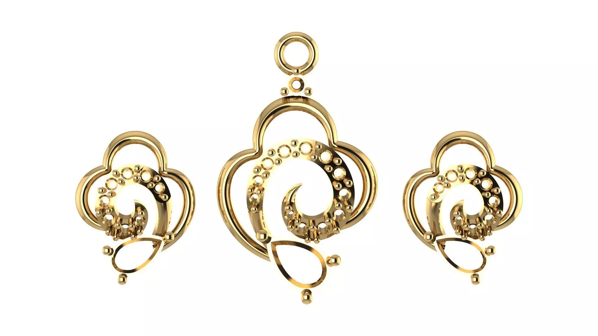 Women pendant 3D print model  3D print model_0