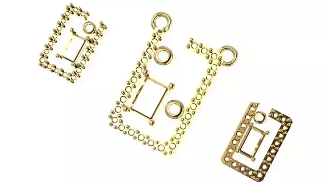 Women pendant 3D print model 