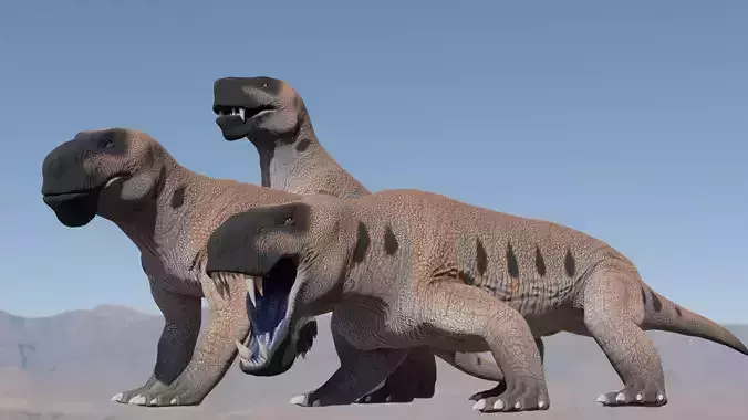 Inostrancevia Gorgonopsid