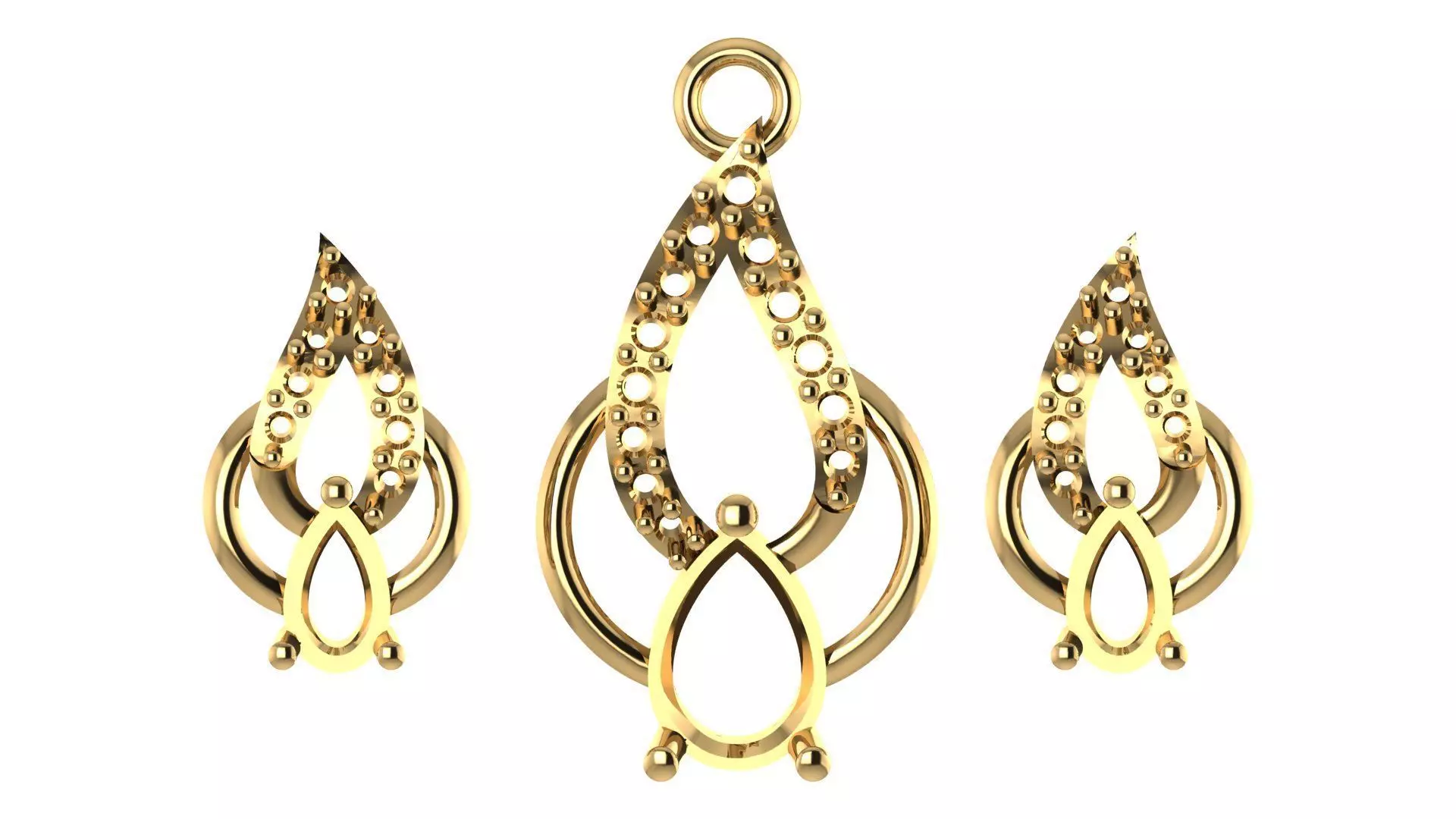 Women pendant 3D print model  3D print model_0