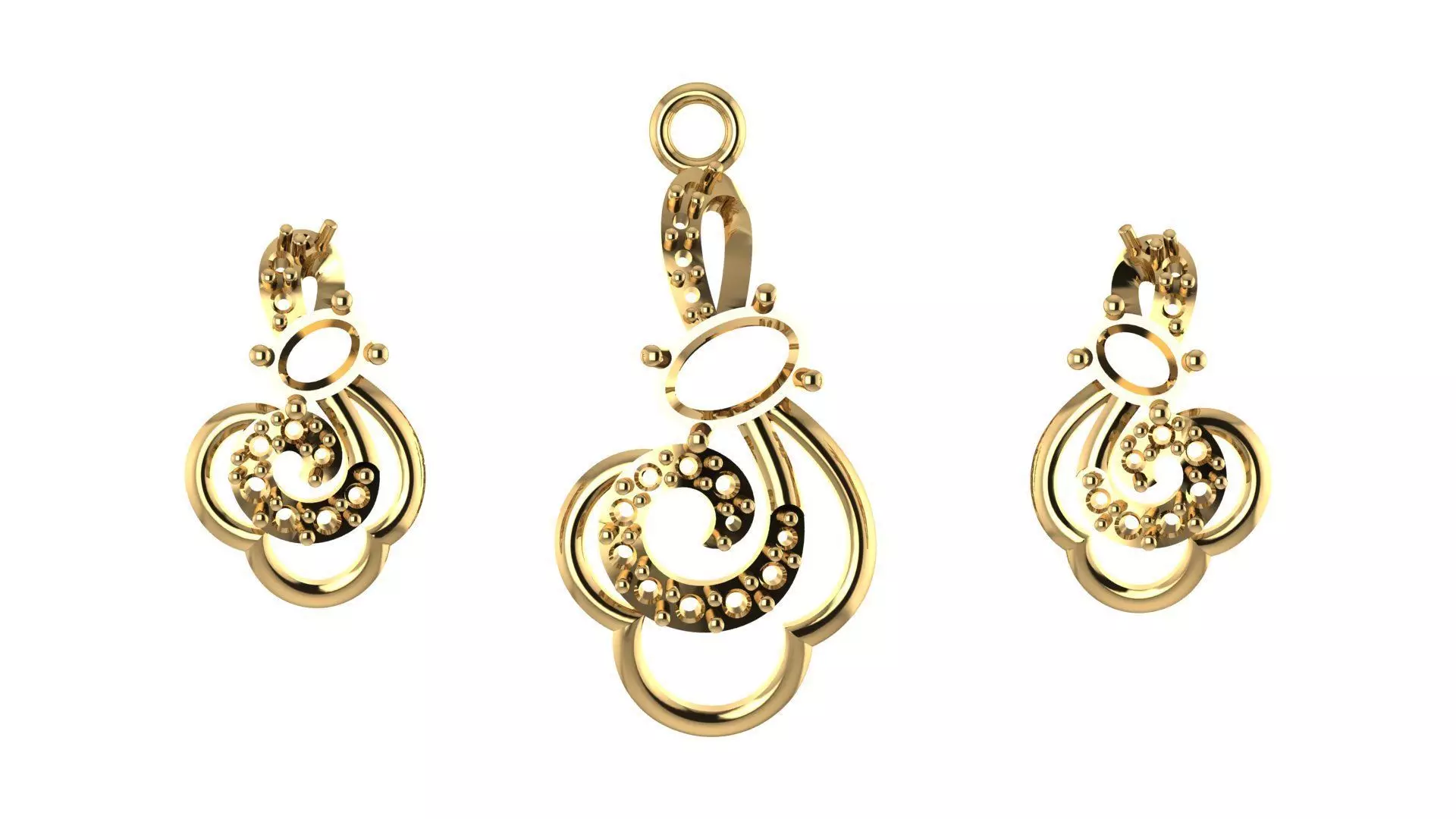 Women pendant 3D print model 3D print model