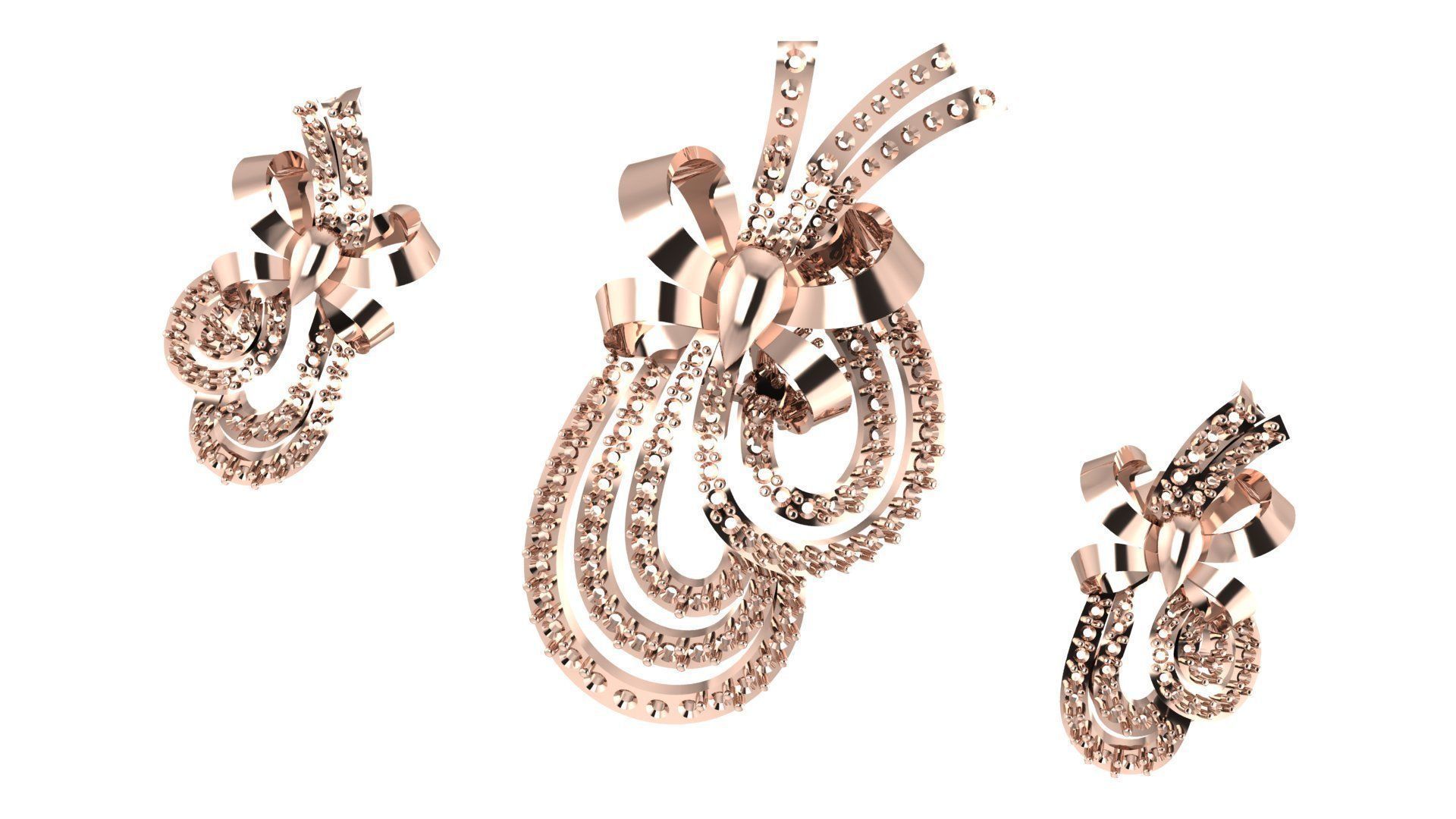 Women pendant 3D print model 3D print model_2