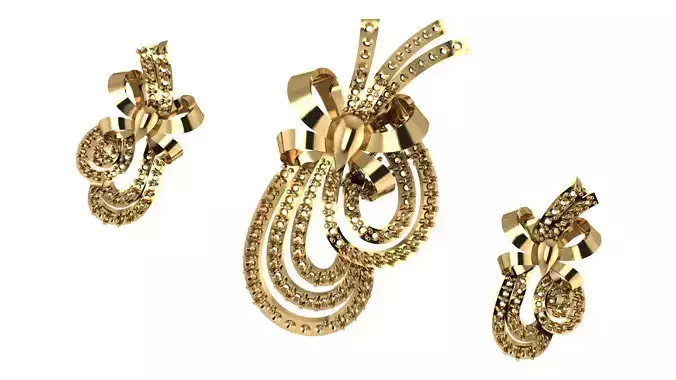 Women pendant 3D print model 