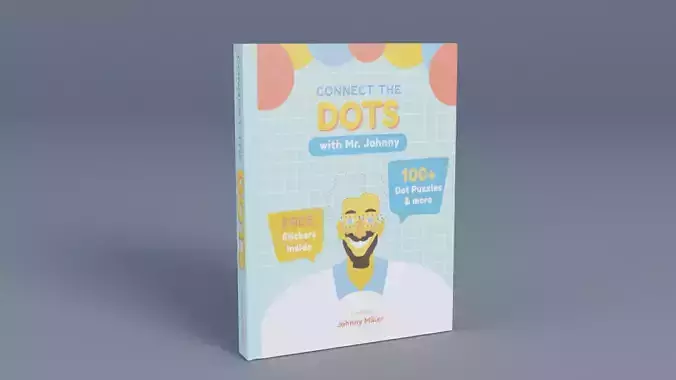 Book low poly Low-poly 3D model