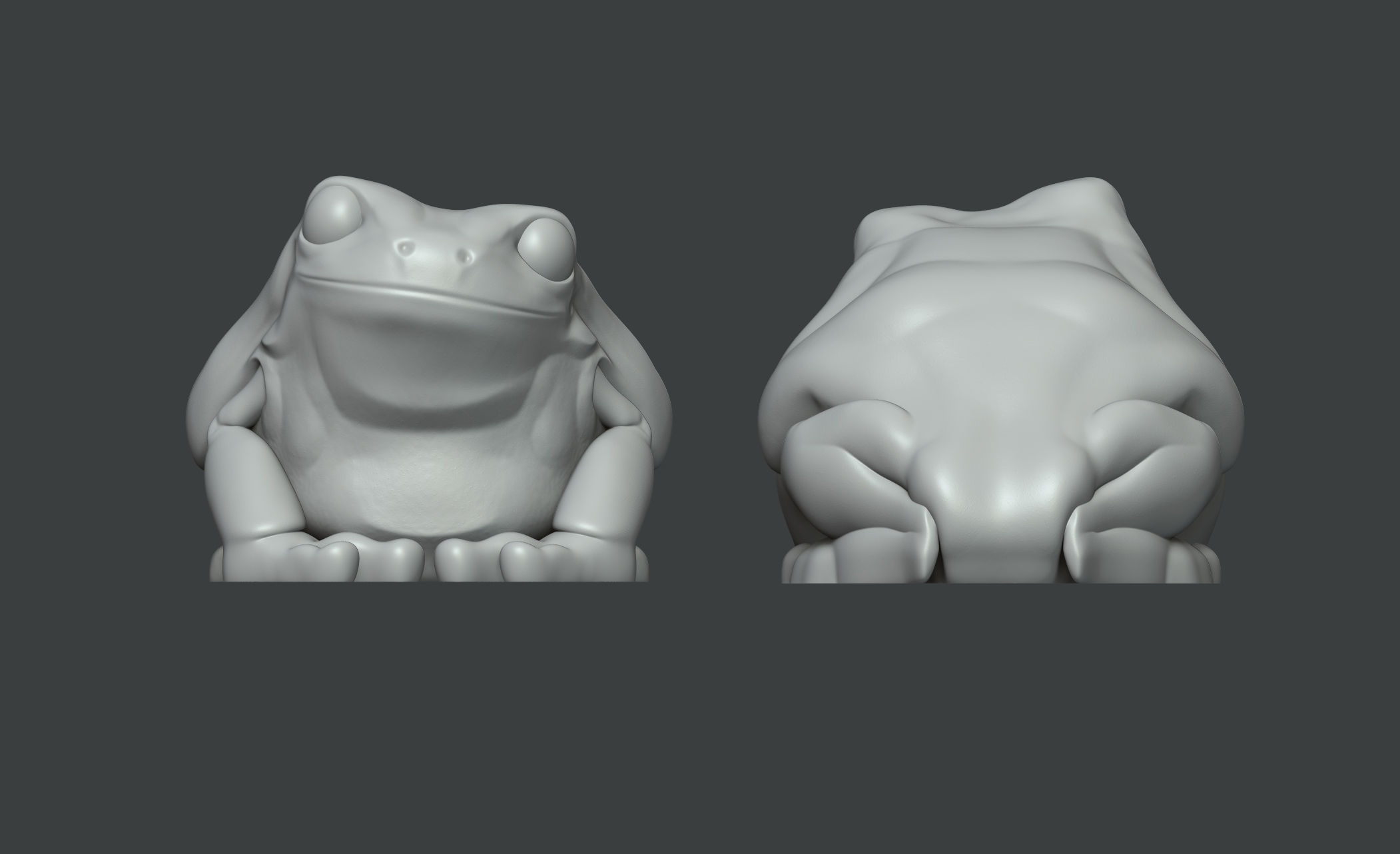 Smile Frog 3D model_4