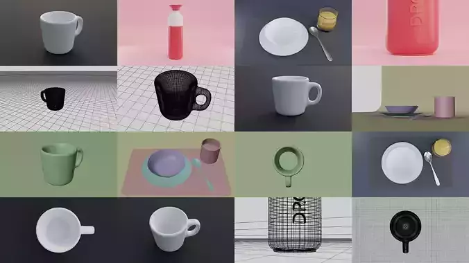 Household Items 3D Model Collection