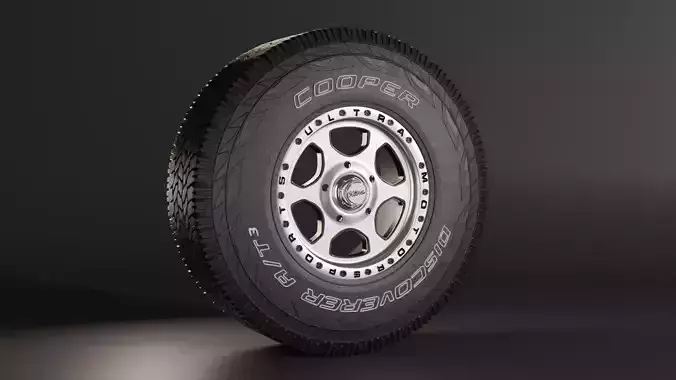 Cooper Discoverer AT3 Tire Ultra Rim Mid-poly PBR
