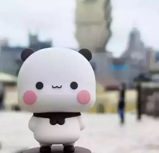 cute Dudububu  panda 3d model 3D print model