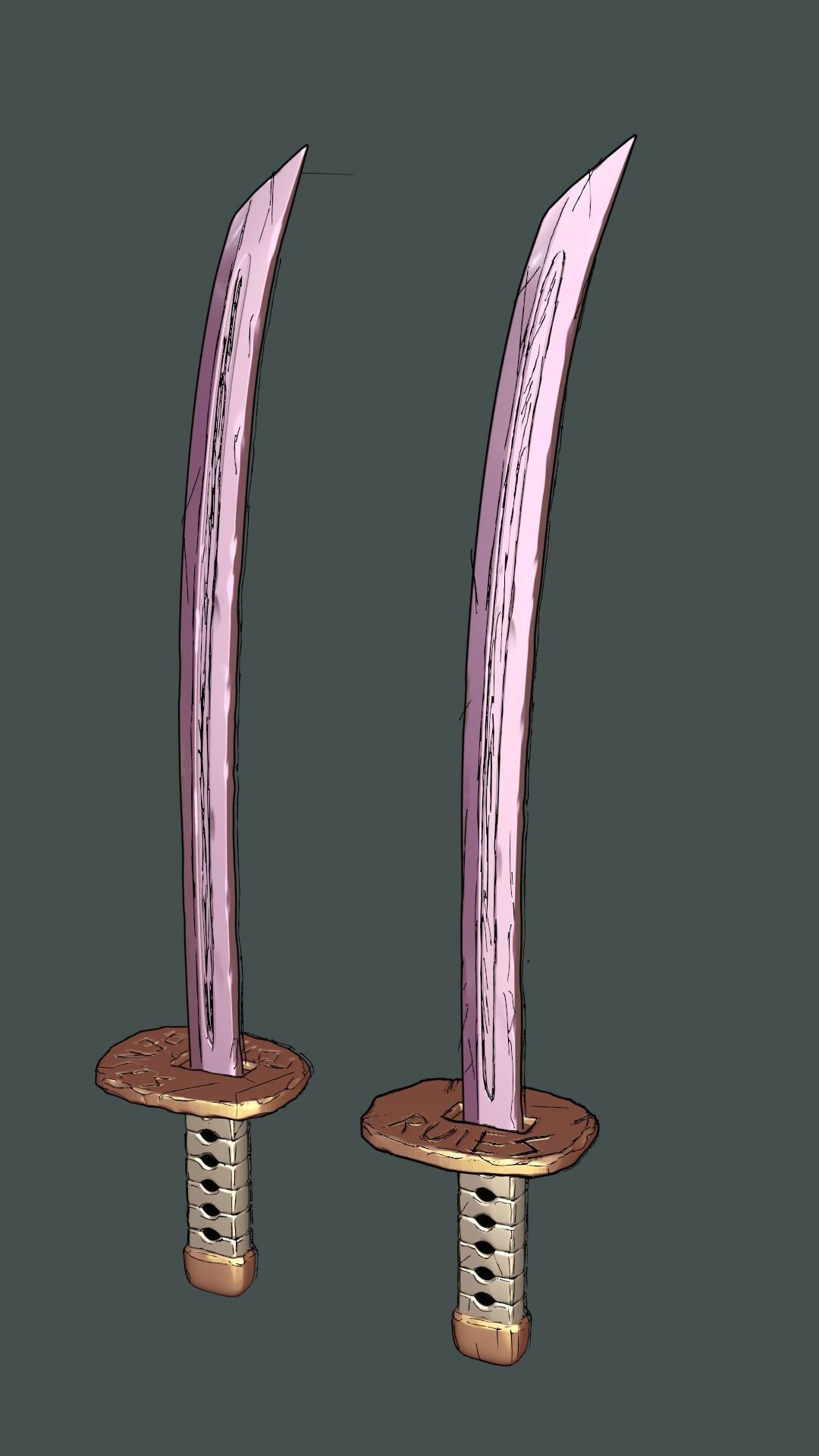 Leonardo Cosplay Set Teenage Mutant Ninja Turtles Mutant Mayhem 3D print model_3