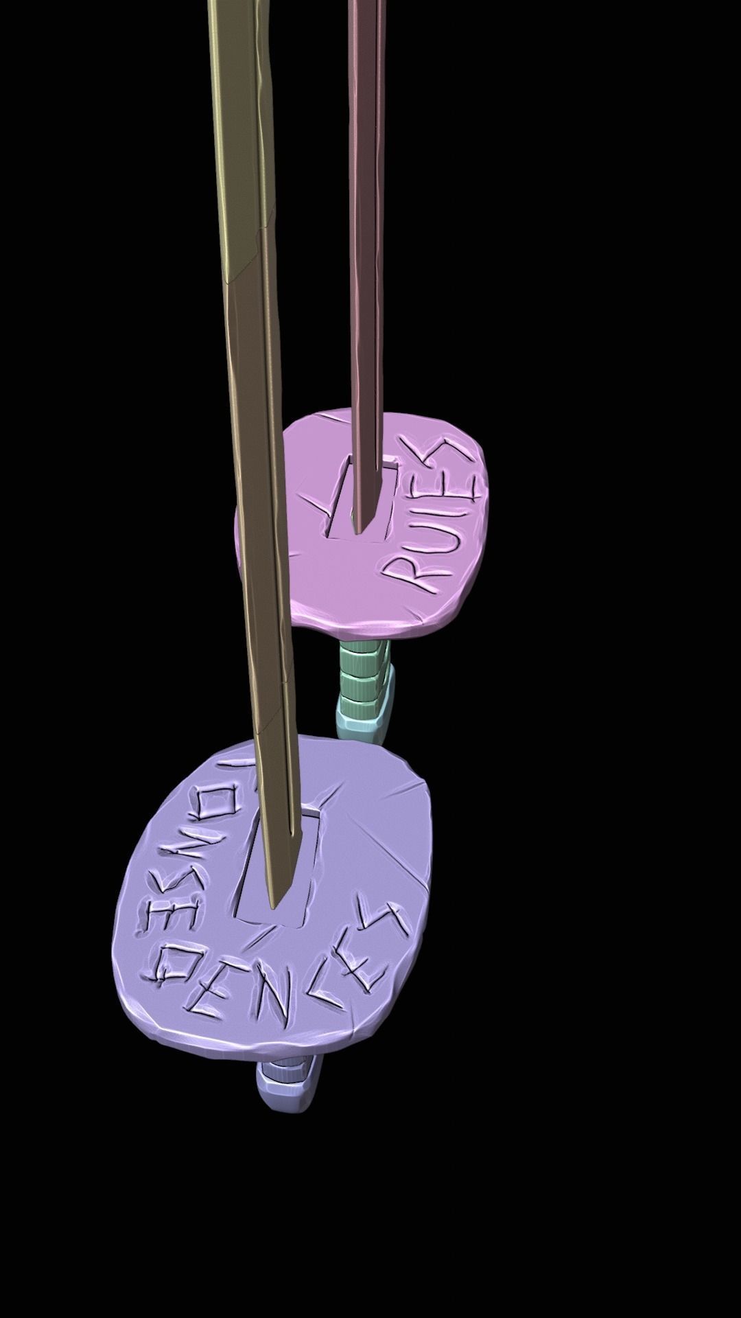 Leonardo Cosplay Set Teenage Mutant Ninja Turtles Mutant Mayhem 3D print model_7