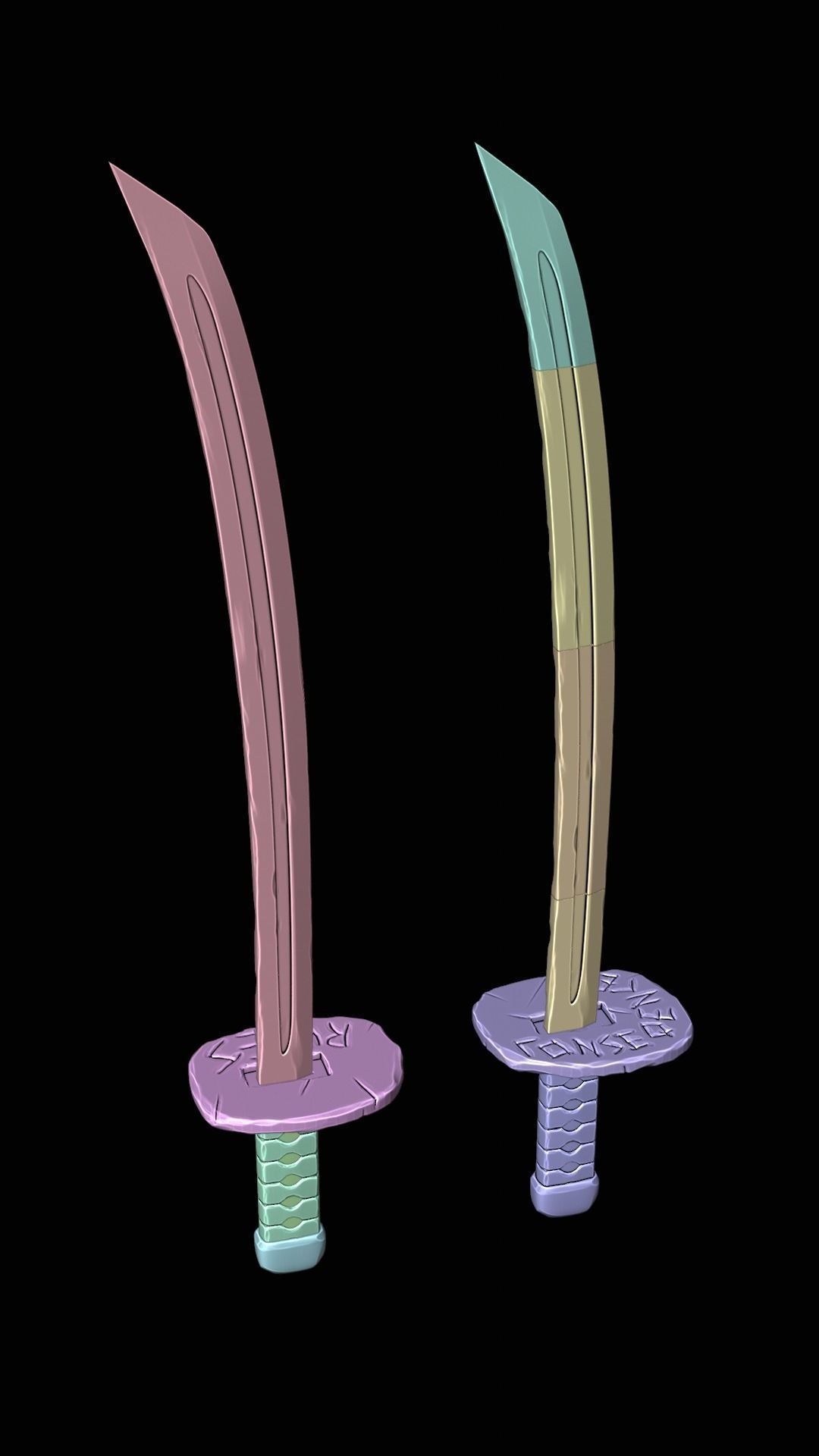 Leonardo Cosplay Set Teenage Mutant Ninja Turtles Mutant Mayhem 3D print model_6