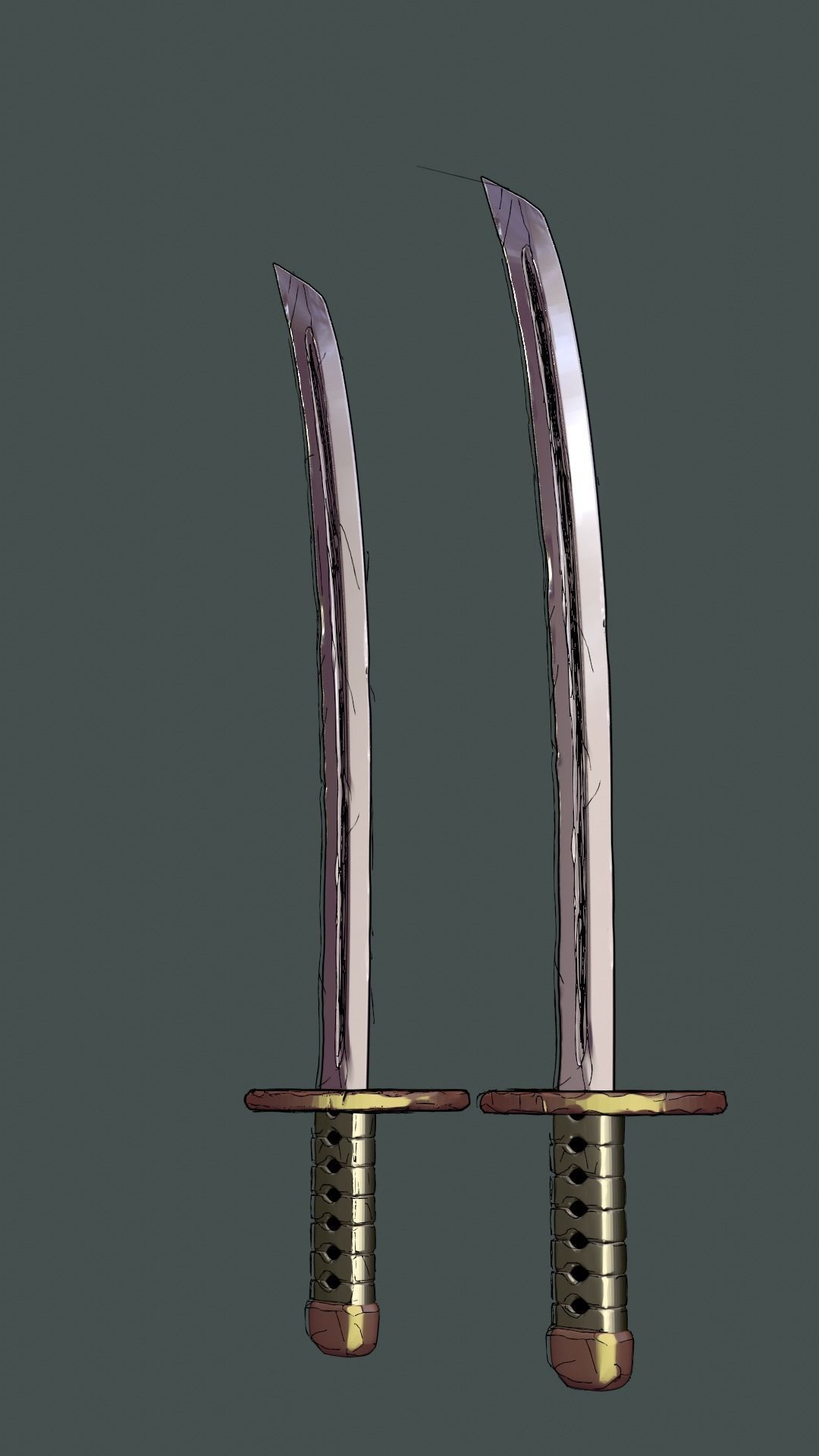 Leonardo Cosplay Set Teenage Mutant Ninja Turtles Mutant Mayhem 3D print model_5