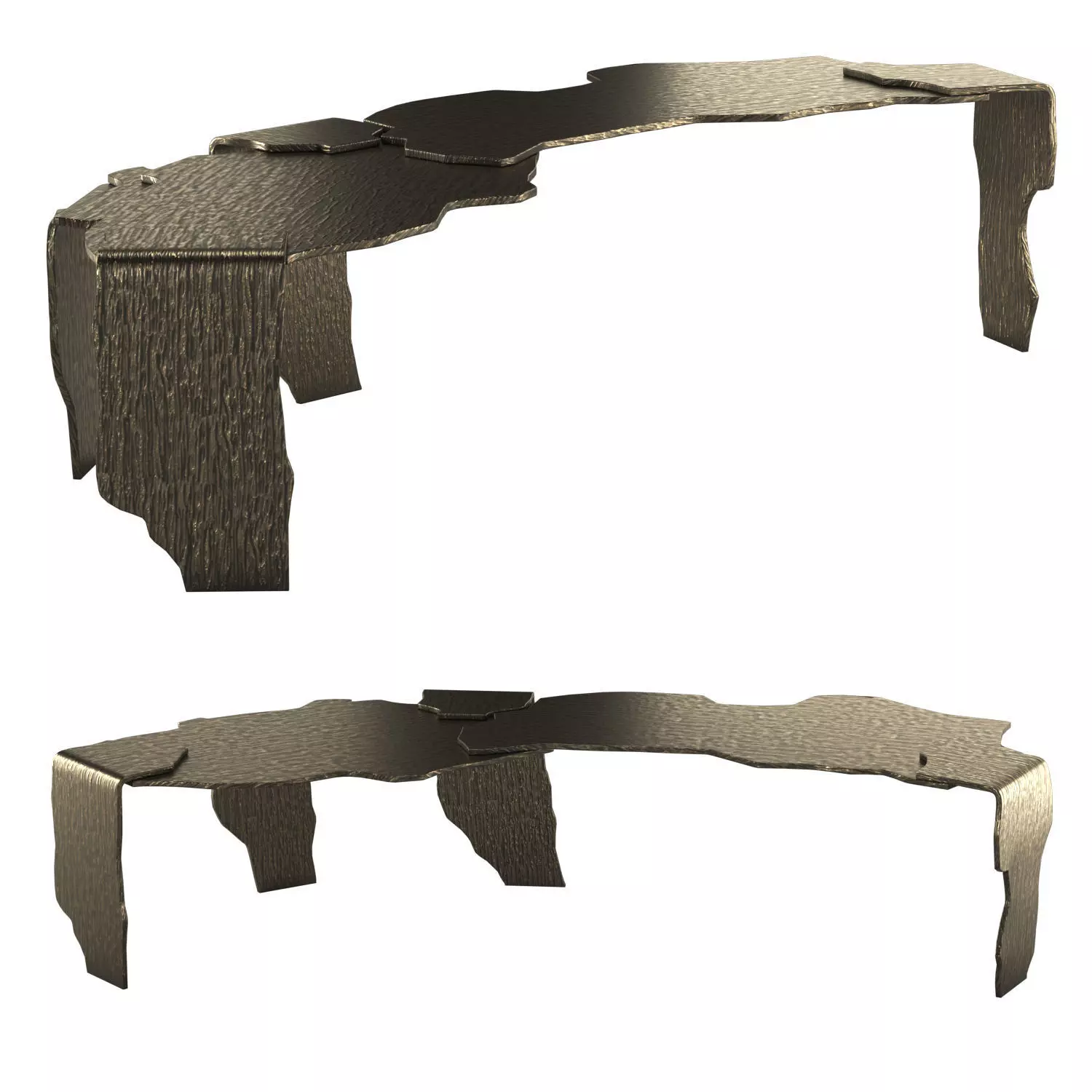 Mantle Bench 3D model_0