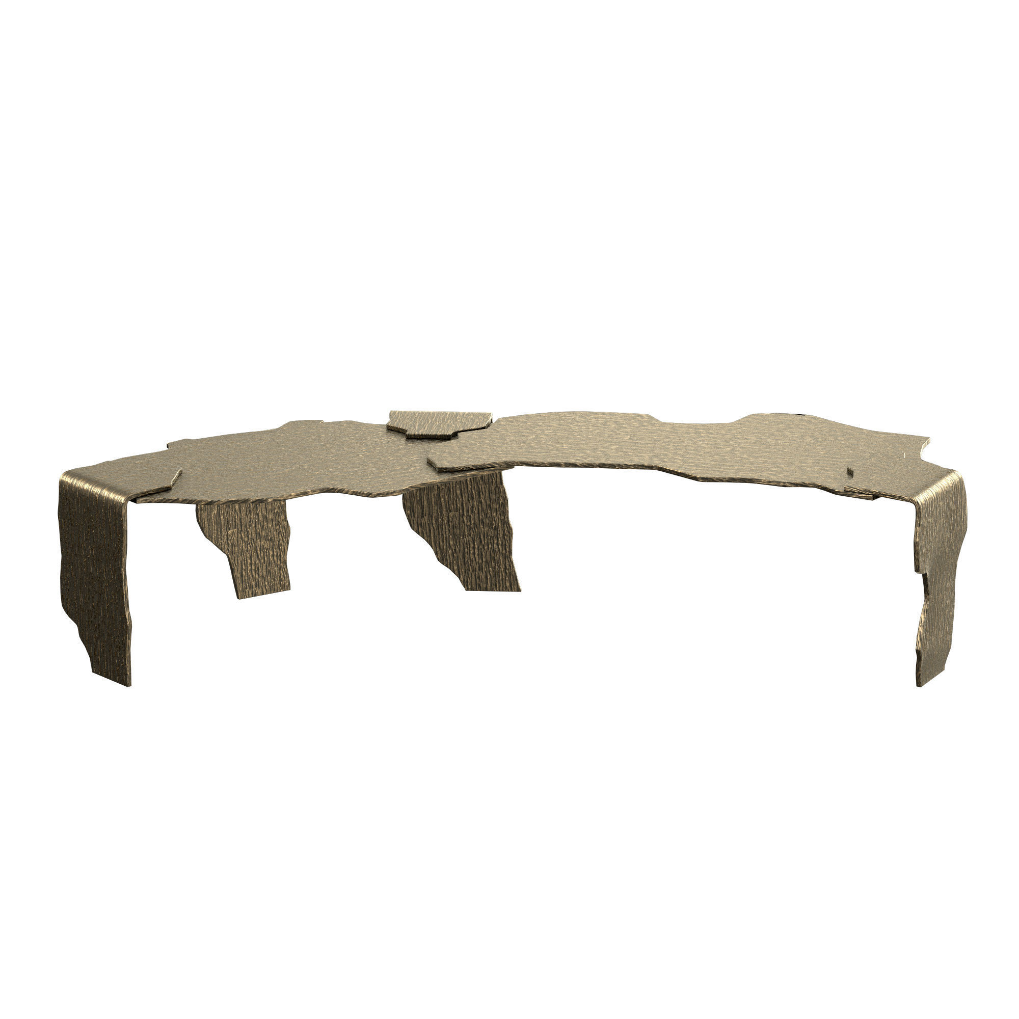 Mantle Bench 3D model_2