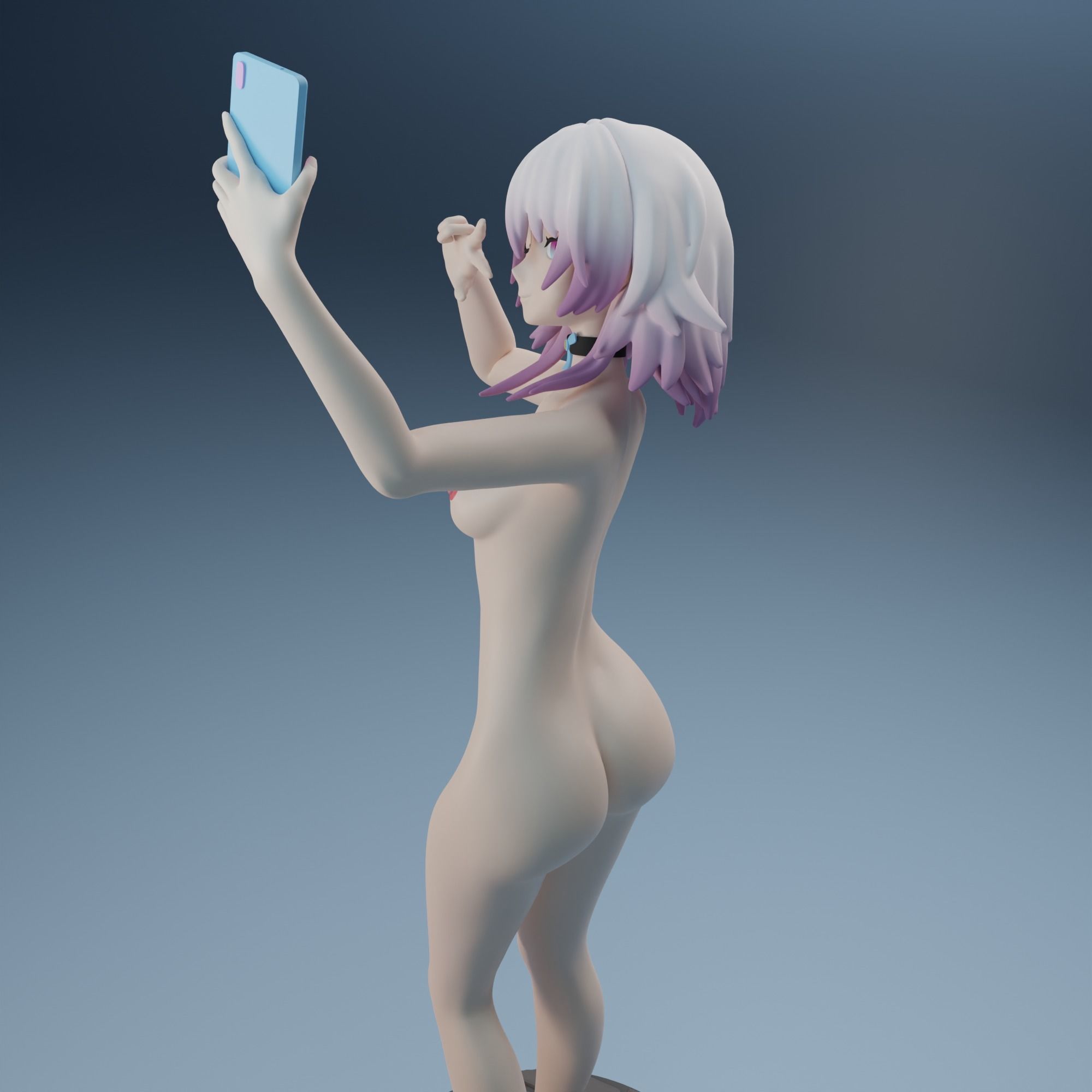 NSFW March 7th from Honkai Star Rail 3D print model_4