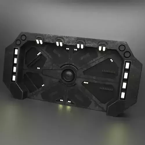 Sci Fi Door 3D model