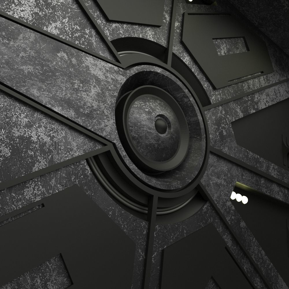 Sci Fi Door 3D model_6